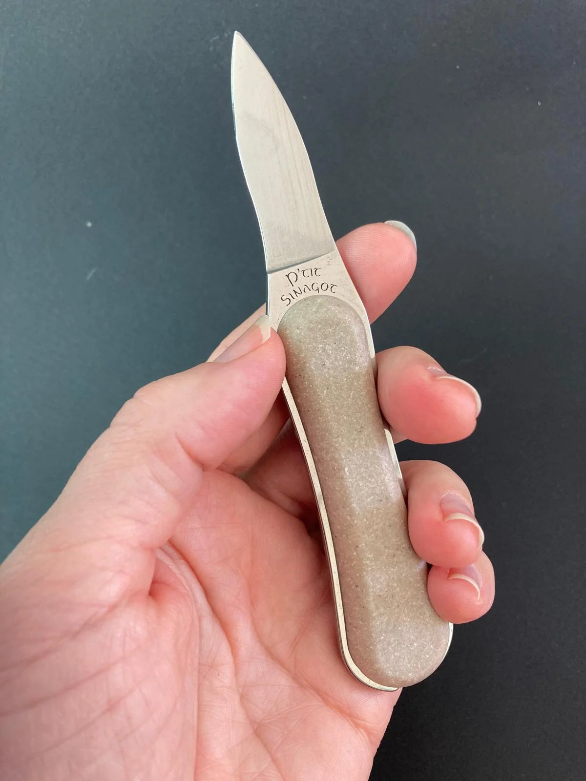 P'tit Sinagot - Lancette couleur naturelle huître